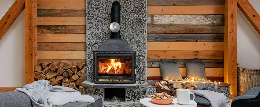 Thelin Hearth Products Direct Vent Gas Stove Fireplace Inspection in Vaughan, Ontario